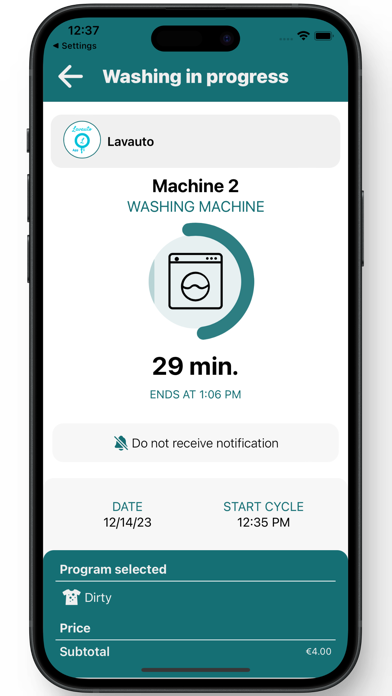Girbau Sapphire Laundry Pay Screenshot