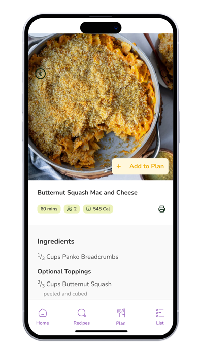 BetterFoodGuru Meal Planner Screenshot