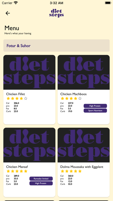 DietSteps Screenshot