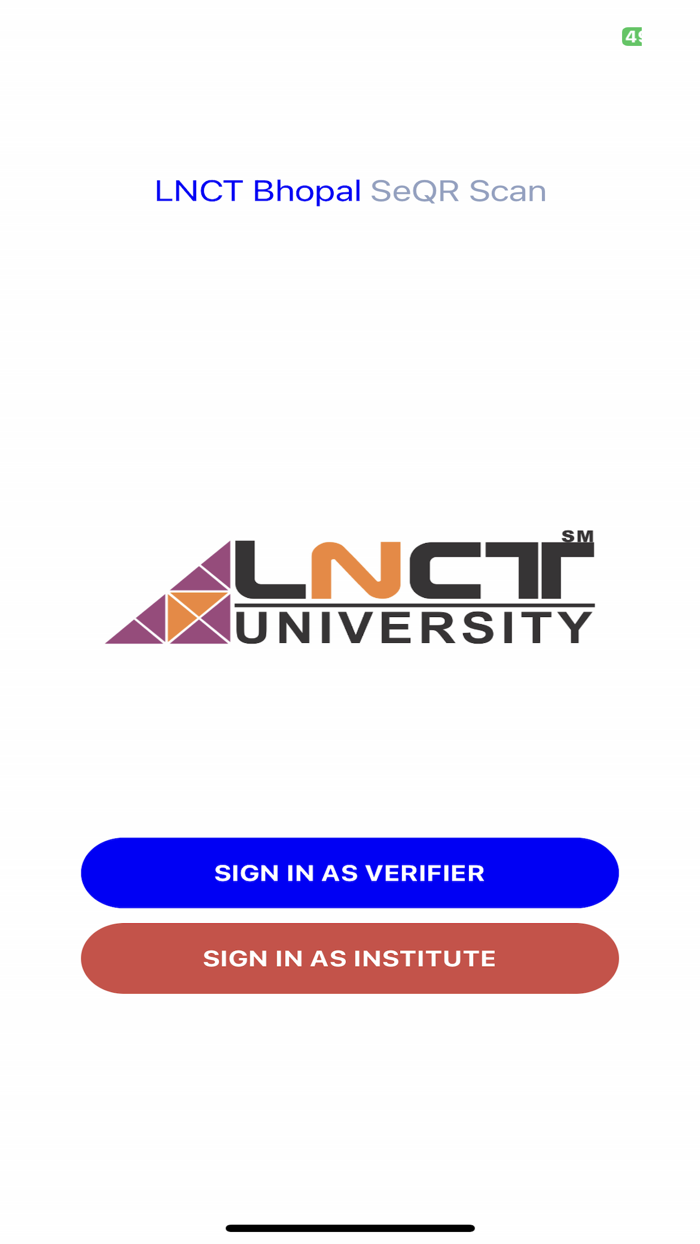 LNCT Bhopal SeQR Scan