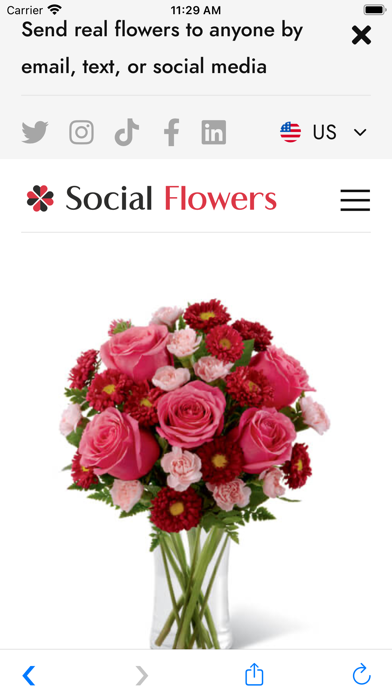 Social Flowers Screenshot