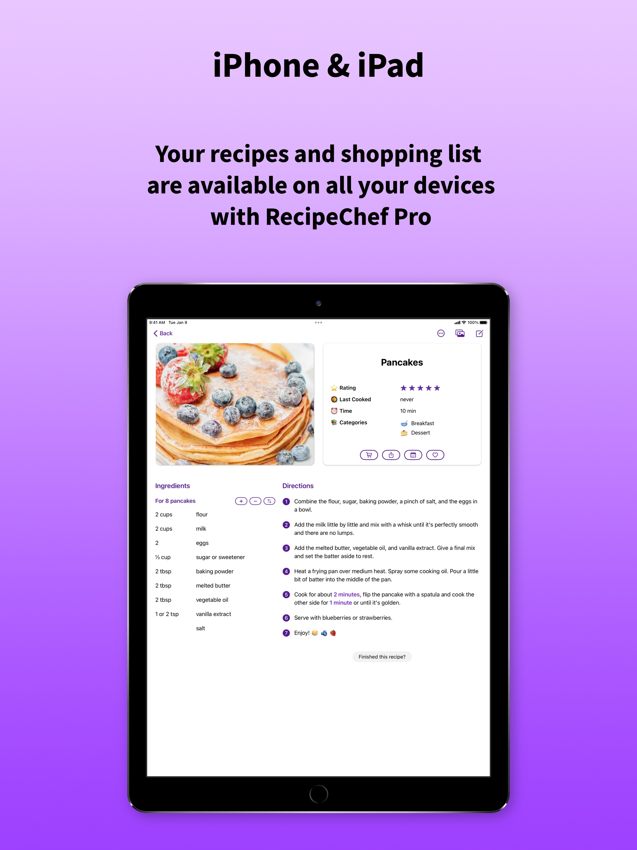 RecipeChef: Recipe Manager