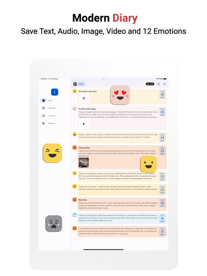 Diary with Lock Daily Journal