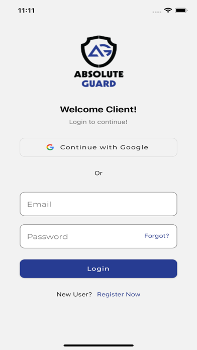 Absolute Guard - Client Screenshot