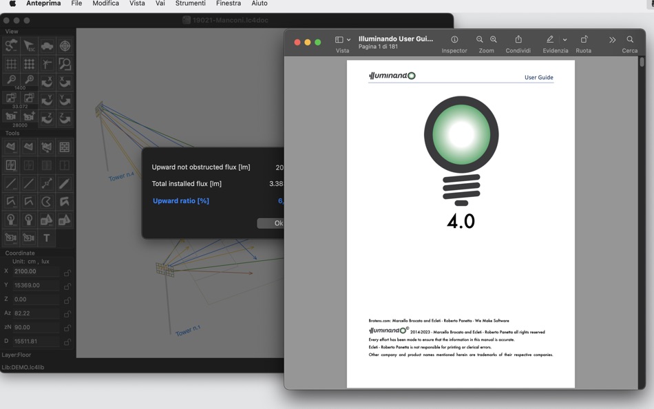 #8. Illuminando 4 (macOS) Podle: Marcello Brocato