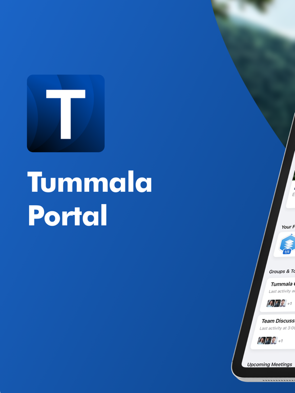 Tummala Portal iPad screenshot 1 - Business app