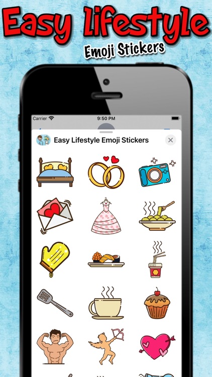 Easy Lifestyle Emoji Stickers