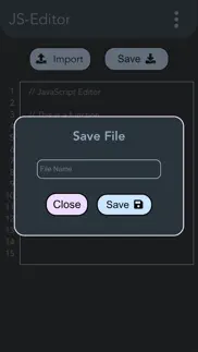 pro javascript editor iphone screenshot 2