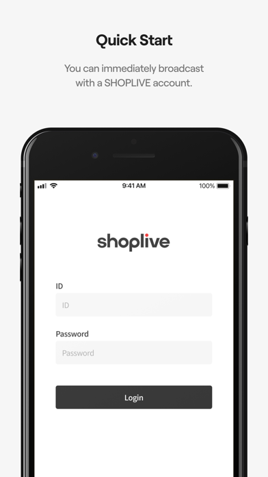 Shoplive Studio Screenshot