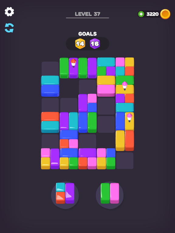 Jelly Field - Color Merge iPad screenshot 4 - Games app