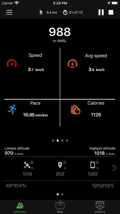 GPS Altimeter - Altitude & Map screenshot-8