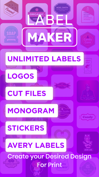 Label Maker Design & Printer Screenshot