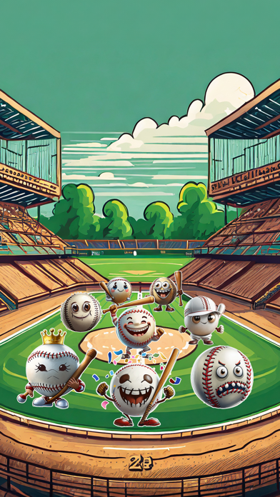 Baseball Faces Stickers Screenshot