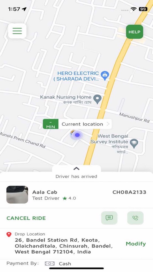 #6. Aala Cabs (iOS) 게시자: Basit Qayoom Bhat