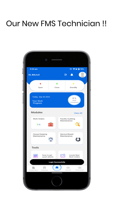 FMS Technician Screenshot