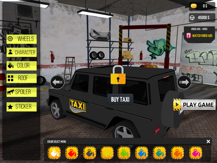 Luxury Taxi Simulator