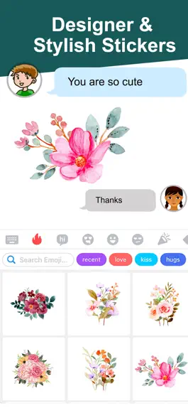 Game screenshot Watercolor Bouquets Stickers hack