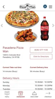 How to cancel & delete pizza man pasadena 1