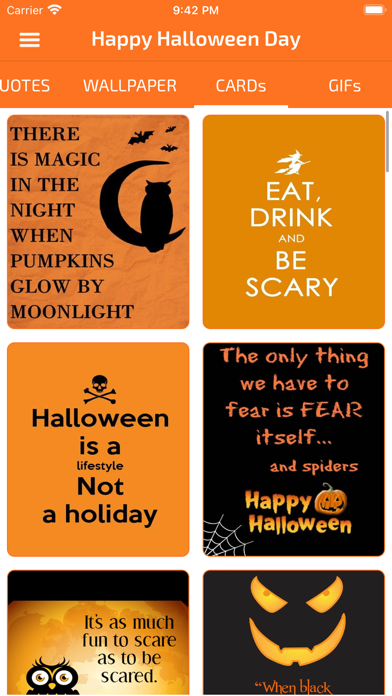 Halloween Cards & Wallpaper Screenshot