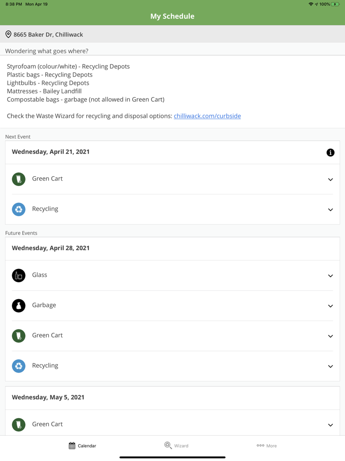 Chilliwack Curbside Collection