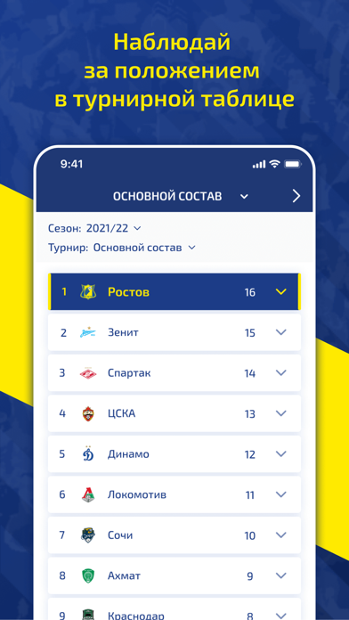 ФК Ростов Screenshot