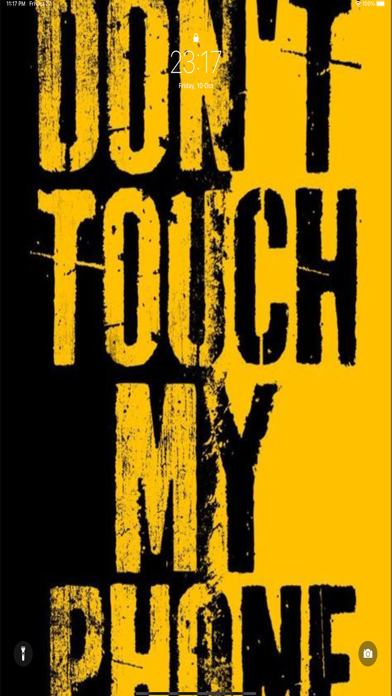 dont touch my phone wallpaper Screenshot