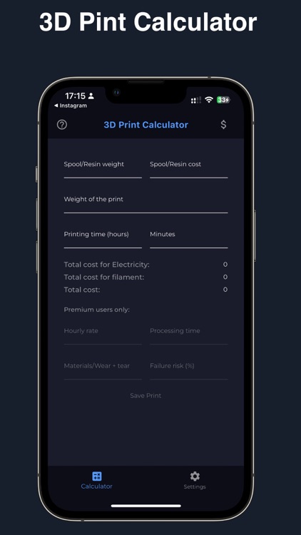 3D Printer Cost Calculator screenshot-5