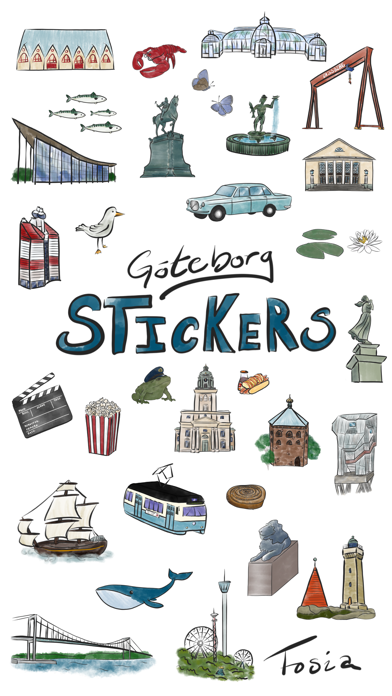 Göteborg Stickers Screenshot