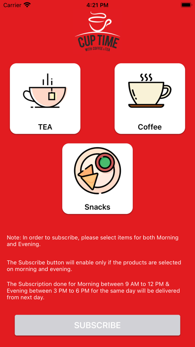 Cup Time Screenshot
