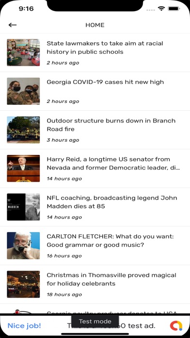 Albany Herald Screenshot