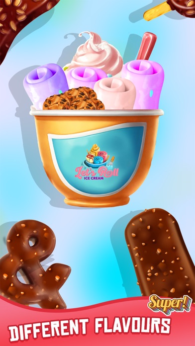 Dessert DIY Ice Cream Games Screenshot