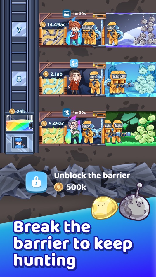 #5. Slime farm: clicker ranch idle (iOS) Podle: Evgeny Grishakov