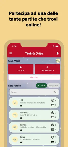 Game screenshot Tombola Online apk