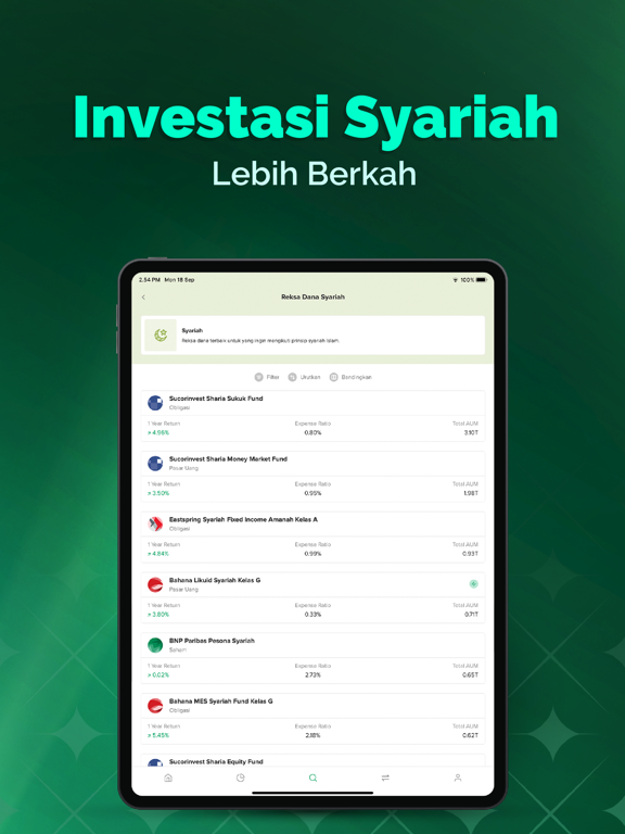 Bibit - Reksadana & Obligasi iPad screenshot 10 - Finance app