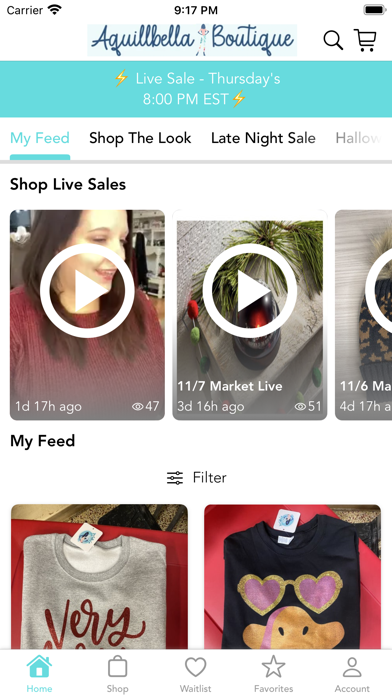 Aquillbella Boutique Screenshot