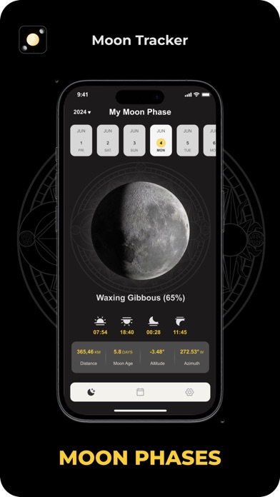 Moon phase ～ moon calendar Screenshot