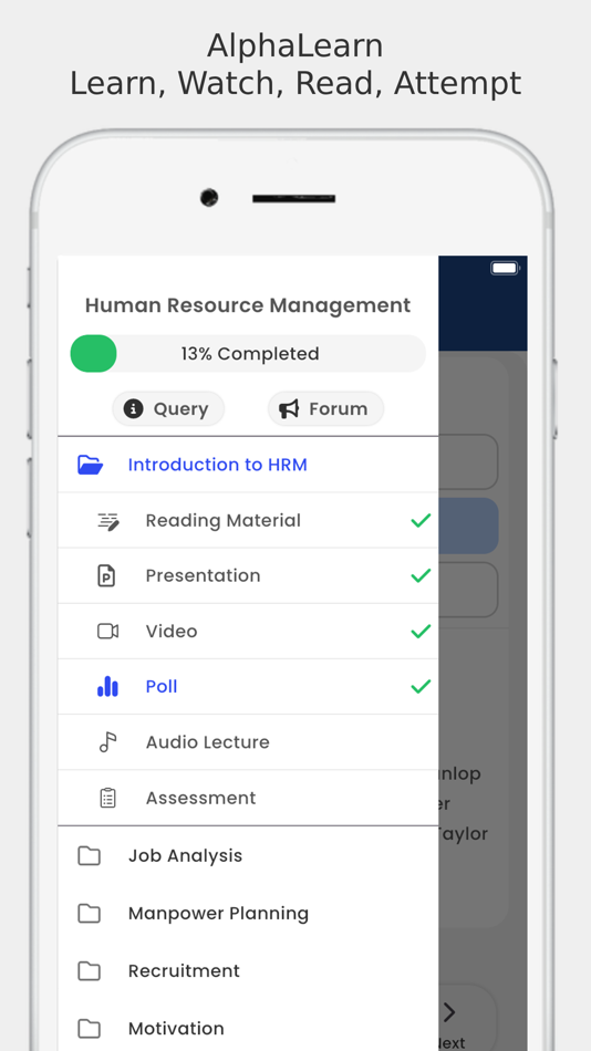 #5. AlphaLearn LMS (iOS) By: Horizzon Information Technologies Private Limited