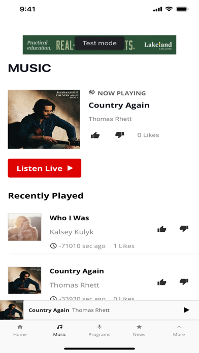 Country 106.5 Screenshot