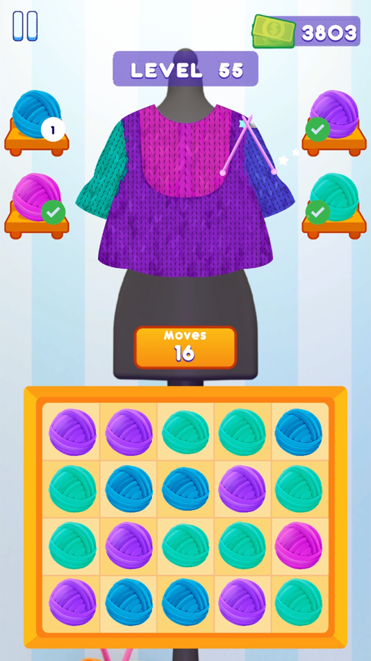 #2. Merge Knit (iOS) 由: CHEF GAME STUDIO YAZILIM TEKNOLOJILERI LIMITED SIRKETI