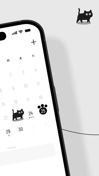 【图】猫历 – 可爱日历和小组件(截图2) 【图】猫历 – 可爱日历和小组件(截图2)