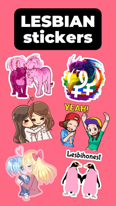 Screenshot #1 pour Lesbian Sticker