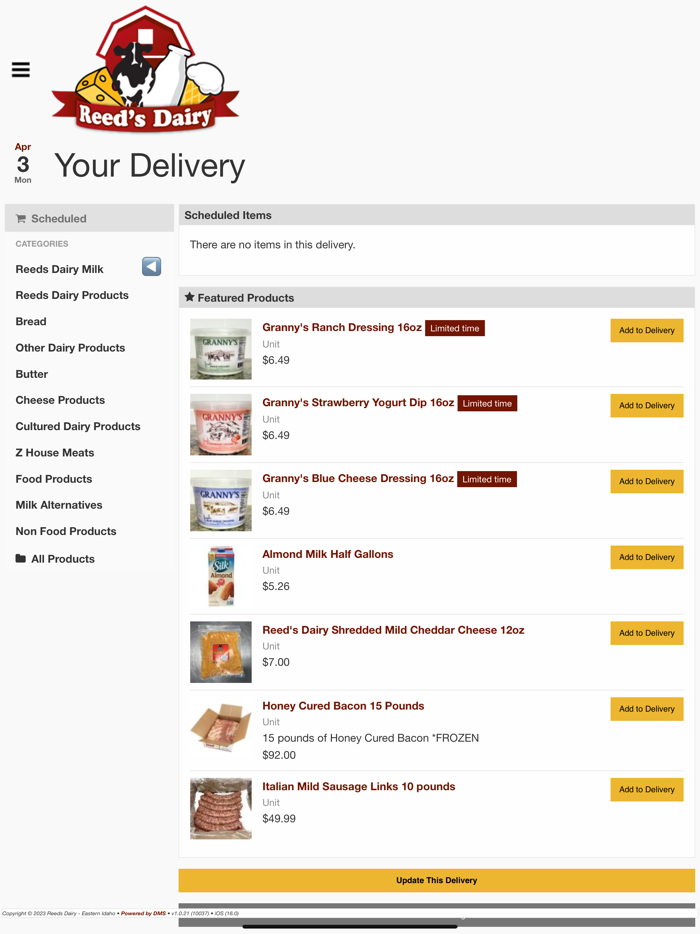 Reeds Dairy - Eastern Idaho