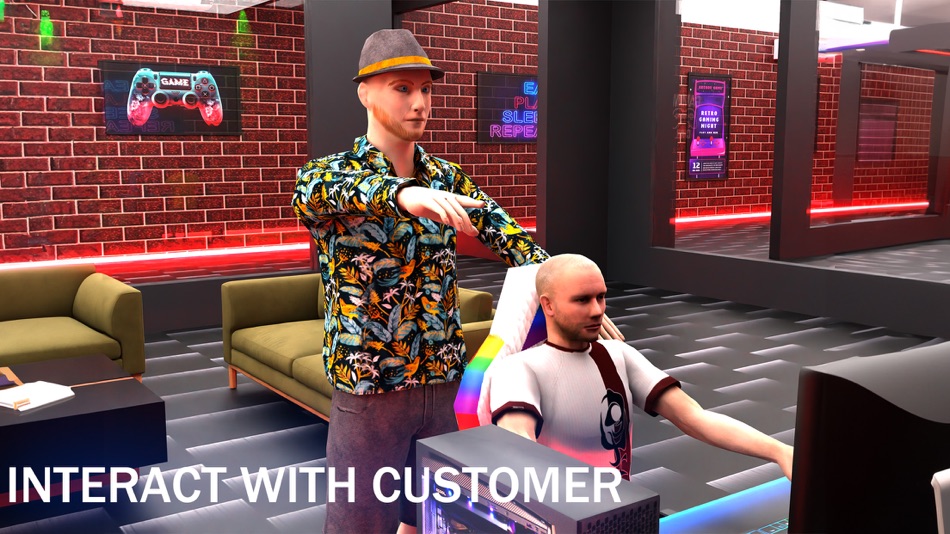 #6. Internet Cafe Business Tycoon (iOS) 来自: Noman Nazir