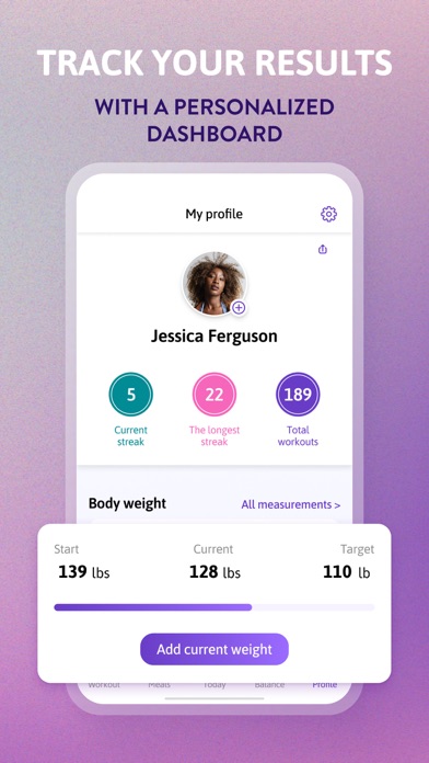 growwithjo - Meal & Workout Screenshot