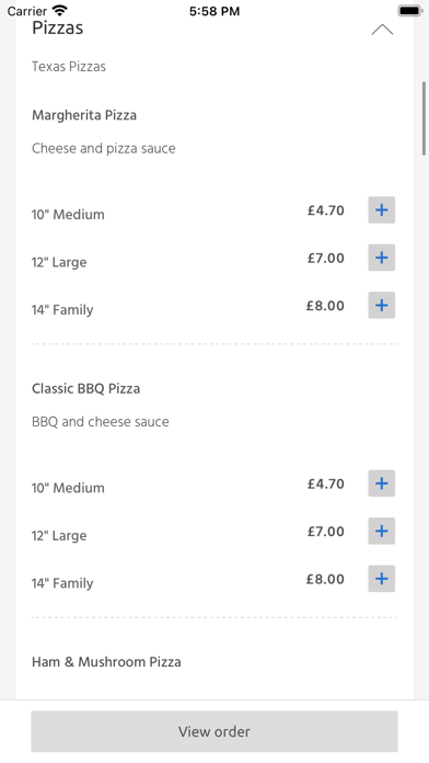 Texas Chicken, Speke Screenshot