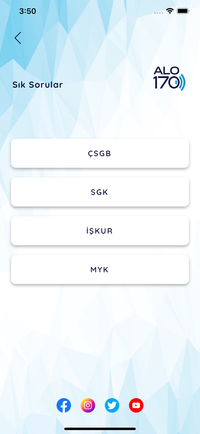 Alo170  İletişim Merkezi