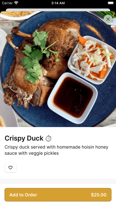 Panna Thai iPhone screenshot 3 - Food & Drink app