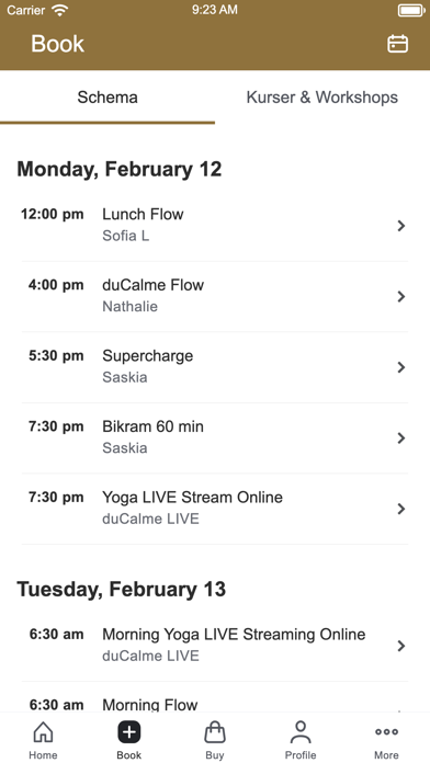 DuCalme Yoga Screenshot