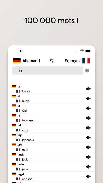 Screenshot #3 pour Dictionnaire Allemand/Français