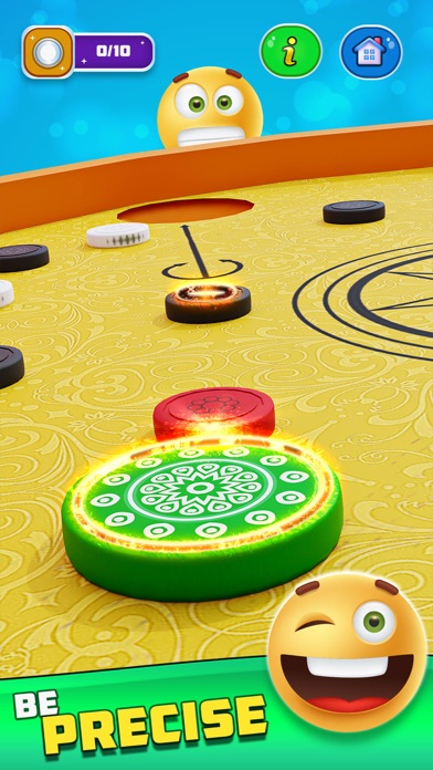 Screenshot #3 pour Real Carrom Queen Jeu de Board